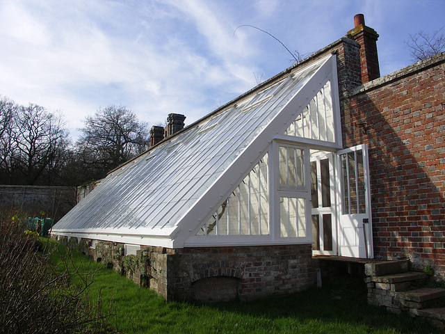 Greenhouse in the walled garden