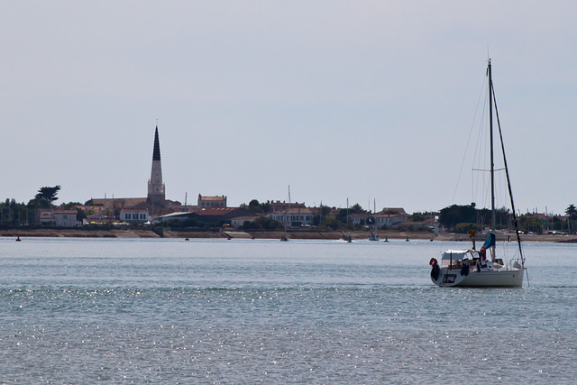 Ars-en-Ré seen from La Patache