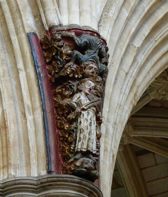 Exeter Cathedral- Polychrome Sculpture