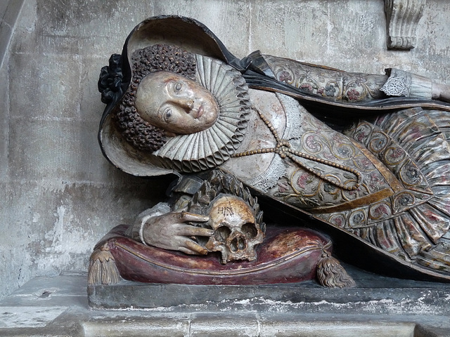 Exeter Cathedral- Detail of a Tomb