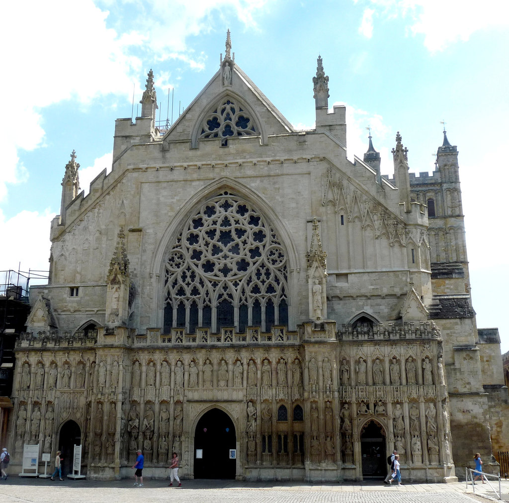 Exeter Cathedral- West Front (Gothic)