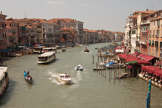 Grand Canal from the Rialto Bridge