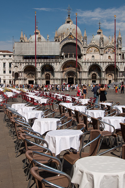 St Mark's Square - ready for business