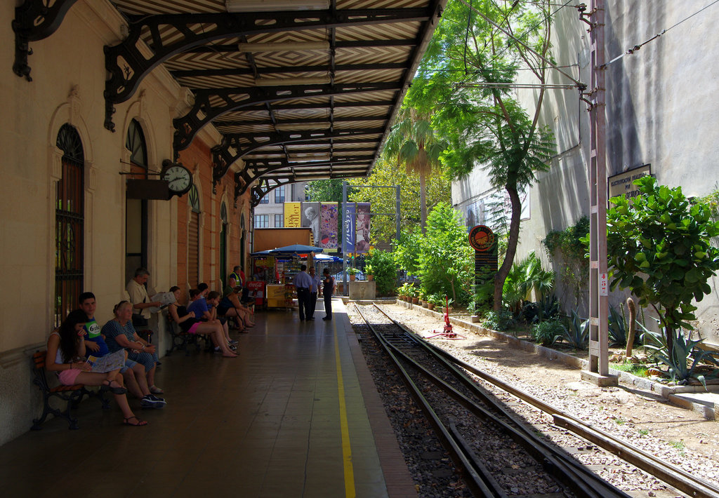 waiting on the platform