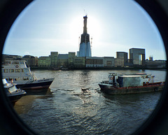 Shard and boats