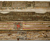salvaged decorated panelling