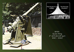 Rotunda - British 3in AA gun