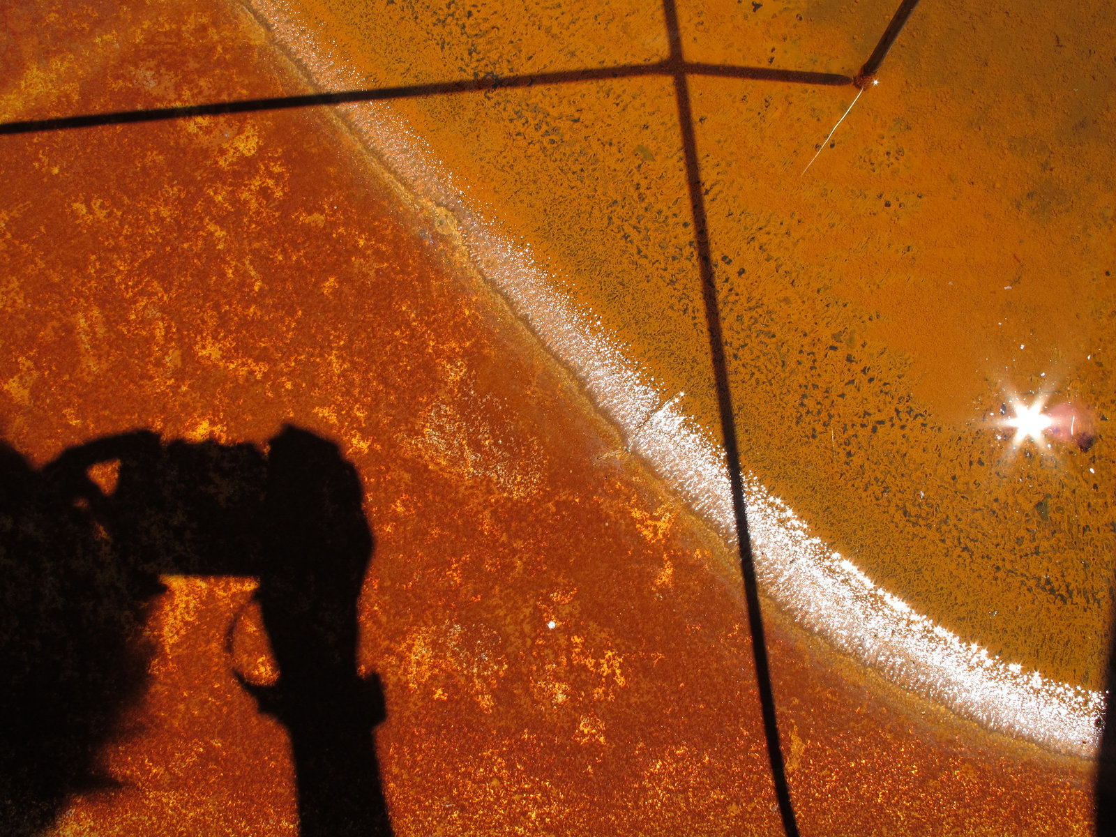 Rusty Sparkly Orangey Shadowy