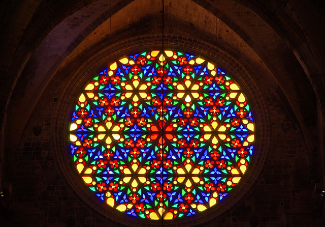 larger rose window