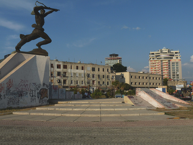 Durresi- Partisan Memorial and Old Tobacco Factory