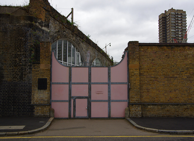 Mysterious pink gates