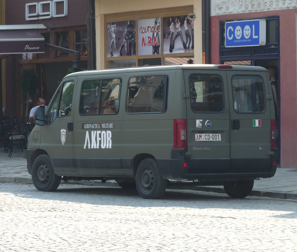 Prizren- KFOR (NATO Kosovo Force) Vehicle