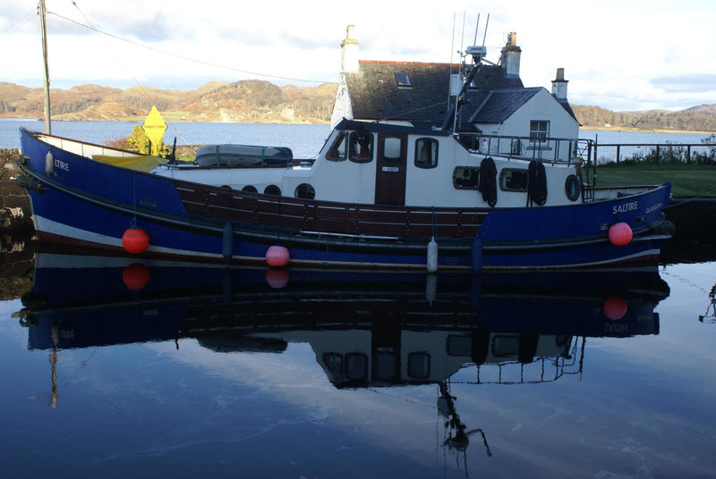 olb - Ex-Lifeboat - Saltire at Crinan