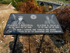 Kosovo- Memorial to Two Young Martyrs