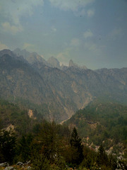 Valbona Valley- Looking Towards Montenegro