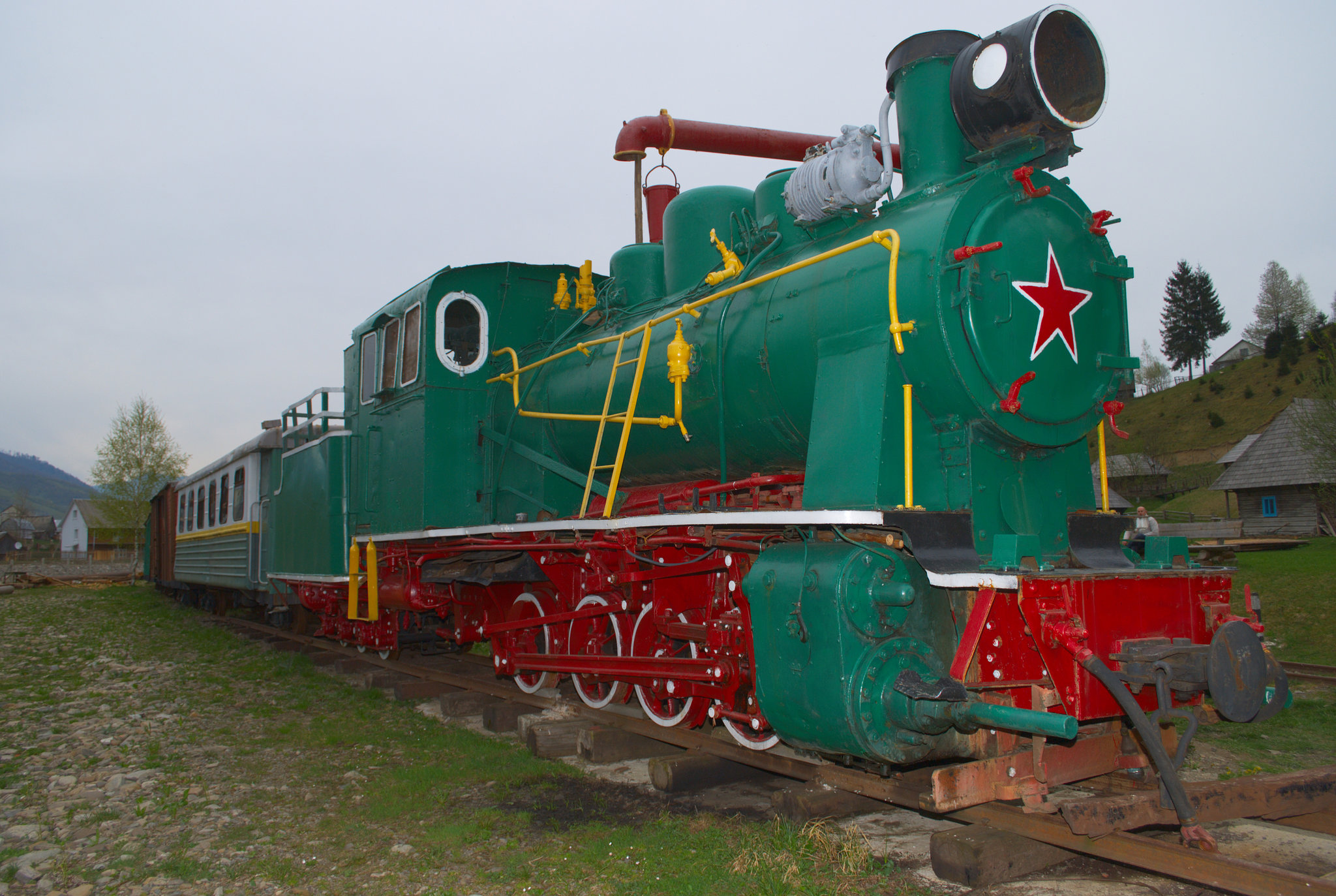 Dampflok Gr-286 in Kolotschawa