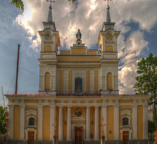 die römisch-katholische Kathedrale in Schytomyr