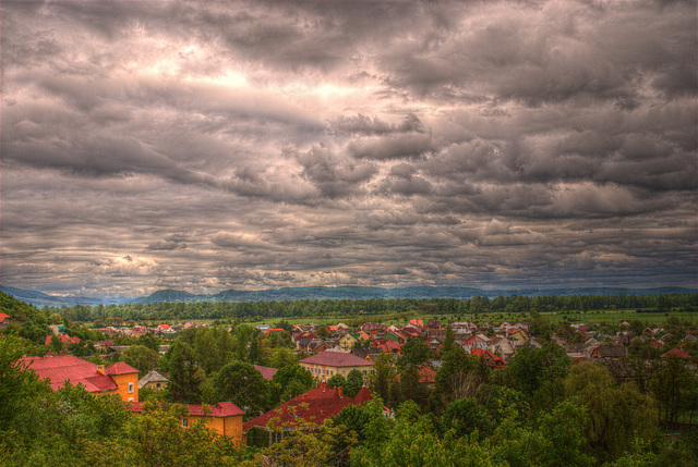 Die Aussicht an Rumänien von Winogradow