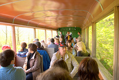 Im Wagen der Karpaten-Straßenbahn
