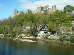 Ludlow Castle and the Green Café