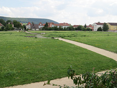 Weissenburg : l'axe est-ouest du camp.