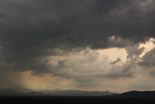 Distant storm