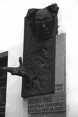 Tallinn- Relief Sculpture of Voldemar Panso