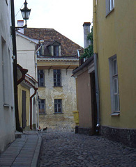 A Quiet Street in Old Tallinn
