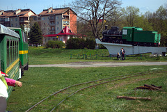 Wyhoda. Karpaten-Straßenbahn kehrt zur Basis zurück