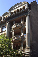 Riga- Art Nouveau Columns and Balconies