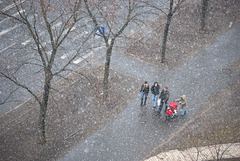 Der letzte Schnee im Frühjahr