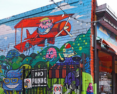 Miss Cora's Mural, #1 – Kensington Avenue, Toronto, Ontario