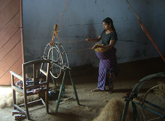 Learning to Make Coir Ropes #2