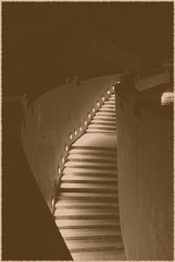 Treppe aus nirgendher in nirgendhin