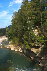 der Felsen über Pruth