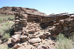 Abandoned ranch house