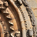 Sculptures du portail de l'église de la Fresnay-sur-Sarthe