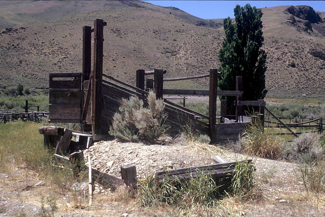 Old loading chute