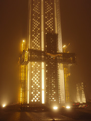 Holodomor Denkmal im Nebel