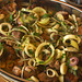 der Schaschlik in der Schüssel