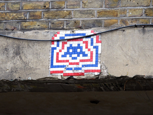 A very old space invader