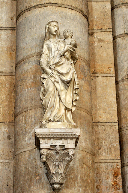 Vierge à l'enfant (1570) - Germain Pilon - Eglise Notre-Dame de la Couture