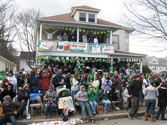 Party house, St. Patrick's Parade, Holyoke