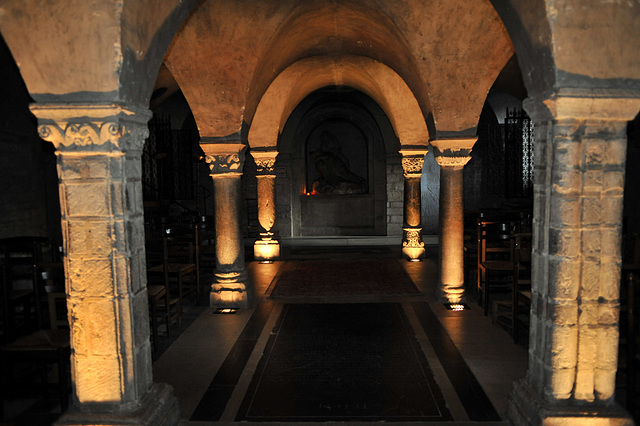 Crypte de l'église Notre-Dame de la Couture au Mans