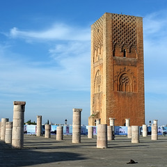 La Tour Hassan (XIIe s.) à Rabat - Maroc