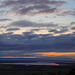 Dusk falls at 11:15 at this time of year over Findhorn Bay