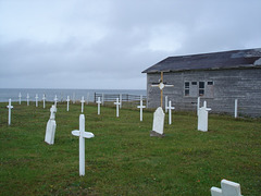 Cimetière Maritime / Coastal cemetery -  Terre-Neuve / Newfoundland - CANADA /  19 septembre 2005.