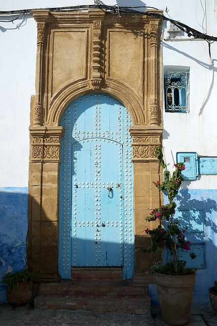 Une vieille maison (1359) de la Kasbah des Oudayas à Rabat