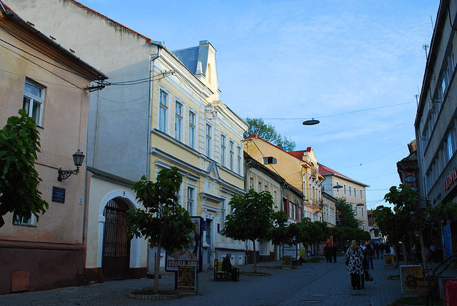 Woloschinastraße in Uschhorod