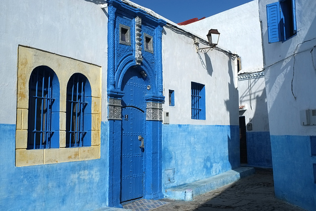 Une vieille maison (1337) de la Kasbah des Oudayas à Rabat